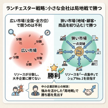 ランチェスター戦略の挿絵